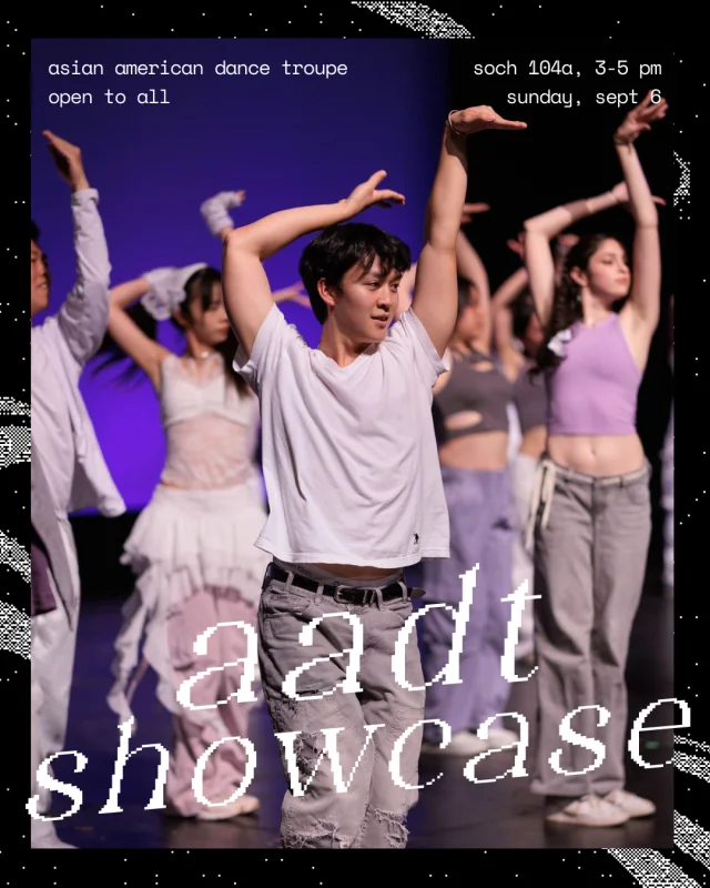 Horizon showcase graphic with dancers in white and lavender